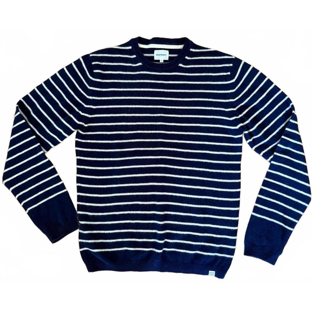 Norse Projects Sigfred Lambswool stripe Men's Striped Sweater XL